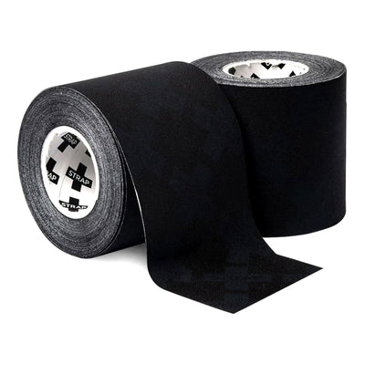 Strap™ Bamboo Fiber Athletic Tape, 1.97 Inch x 5-1/2 Yard, Black, 1 Box of 3 (General Wound Care) - Img 4