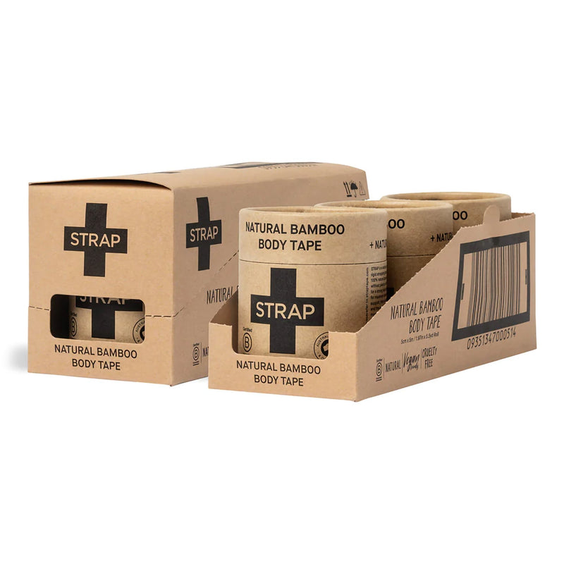 Strap™ Athletic Tape, 1.97 Inch x 5-1/2 Yard, Tan, 1 Box of 3 (General Wound Care) - Img 3