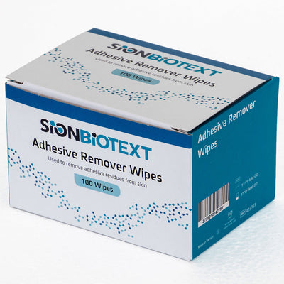 WIPE, OSTOMY SION BIOTEXT ADH REMOVER (100/BX) (General Wound Care) - Img 1