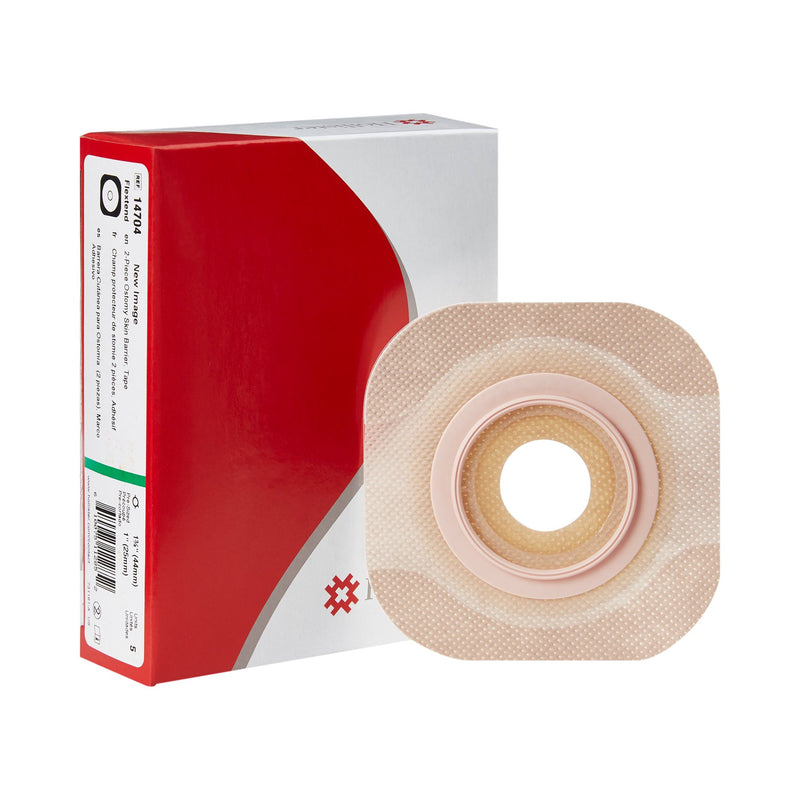 New Image™ Flextend™ Colostomy Barrier With 1 Inch Stoma Opening, 1 Box of 5 (Barriers) - Img 1