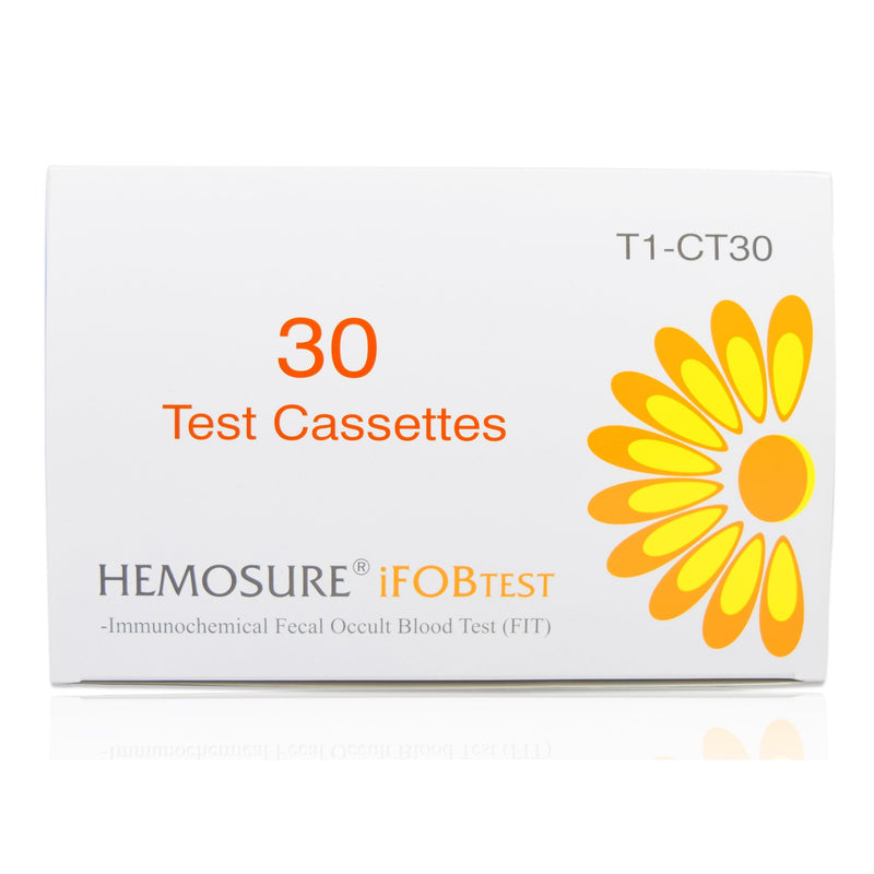 Hemosure Test Cassette for Hemosure® iFOBT Test Kit, 1 Box of 30 (Clinical Laboratory Accessories) - Img 1