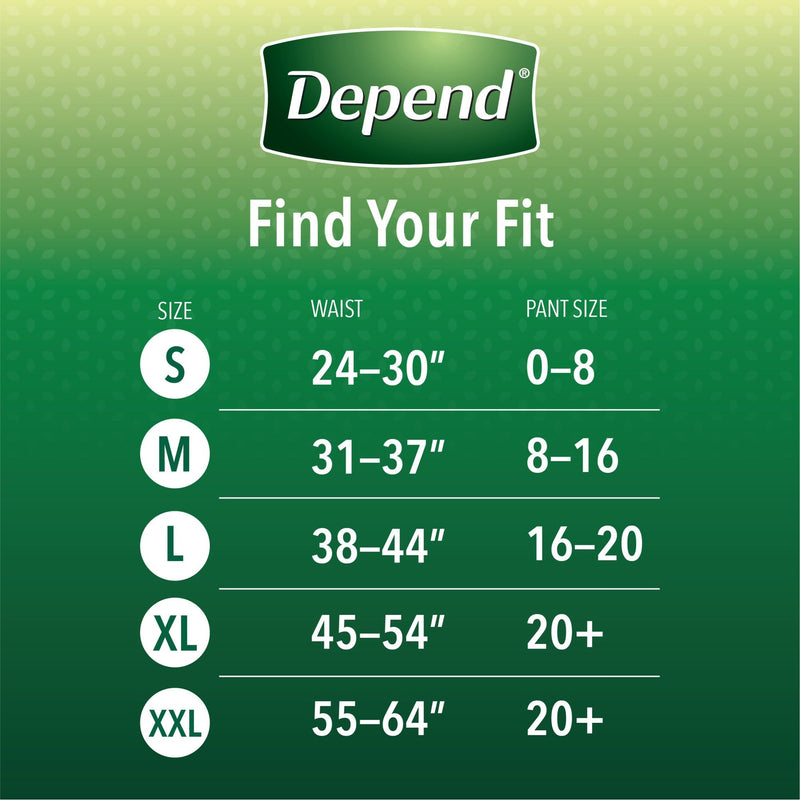 Depend® Fit-Flex® Maximum Absorbent Underwear, Medium, 1 Case of 60 () - Img 4