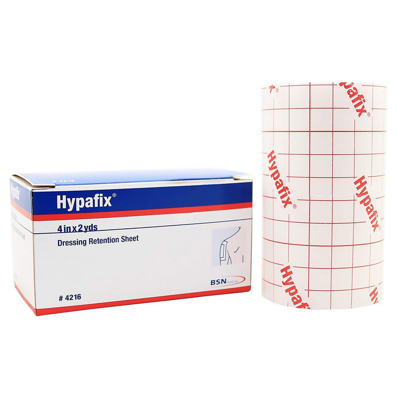 Hypafix® Nonwoven Dressing Retention Tape, 4 Inch x 2 Yard, White, 1 Case of 12 (General Wound Care) - Img 1