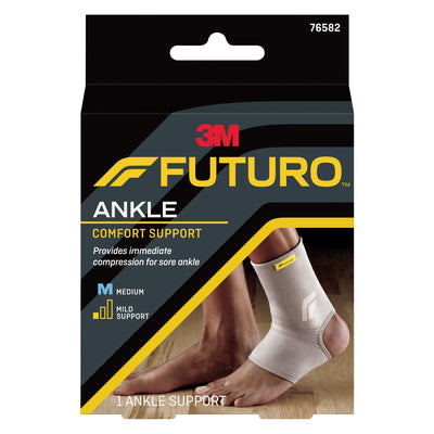 3M™ Futuro™ Comfort Lift™ Sleeve Ankle Support, Medium, 1 Box of 3 (Immobilizers, Splints and Supports) - Img 1