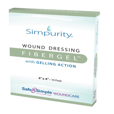 Safe N Simple Fibergel™ Wound Dressing, 1 Each (Advanced Wound Care) - Img 1
