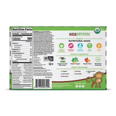 Orgain® Kids® Protein Organic Nutritional Shake Chocolate Pediatric Oral Supplement, 8.25 oz. Carton, 1 Each () - Img 3
