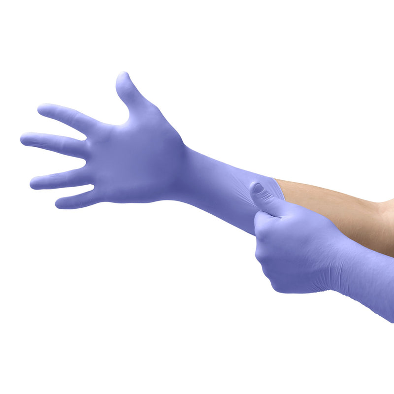 Supreno® EC Nitrile Extended Cuff Length Exam Glove, 2X-Large, Blue, 1 Case of 500 () - Img 2