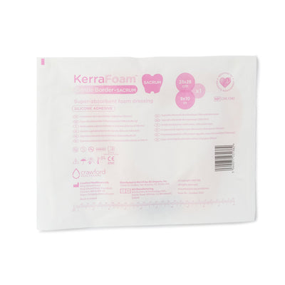 KerraFoam™ Gentle Border Silicone Foam Dressing, 9 x 10 Inch, 1 Case of 25 (Advanced Wound Care) - Img 2