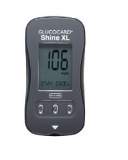 Glucocard® Shine Blood Glucose Meter, 1 Box (Diabetes Monitoring) - Img 1