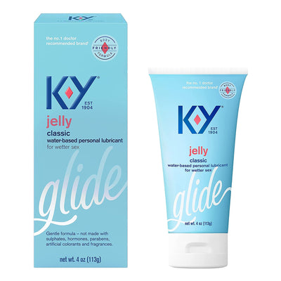 K-Y® Glide Personal Lubricant, 4-ounce Tube, 1 Each (Over the Counter) - Img 1