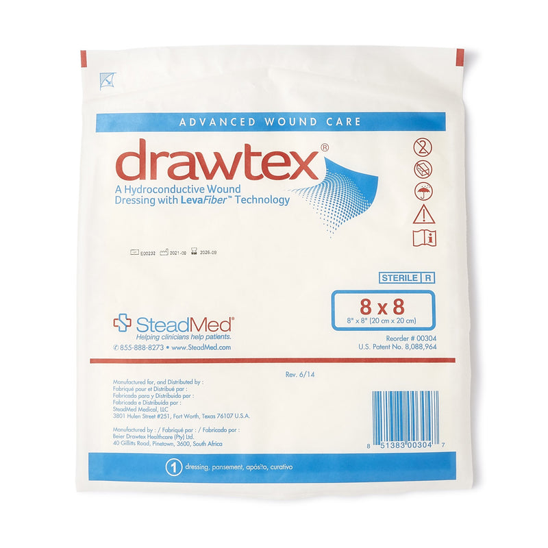 Drawtex® Nonadherent Dressing, 8 x 8 Inch, 1 Box of 10 (Advanced Wound Care) - Img 4