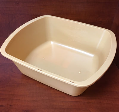 Wash Basin, Rectangular, 6 Quart, Gold, 1 Case of 50 (Basins) - Img 1