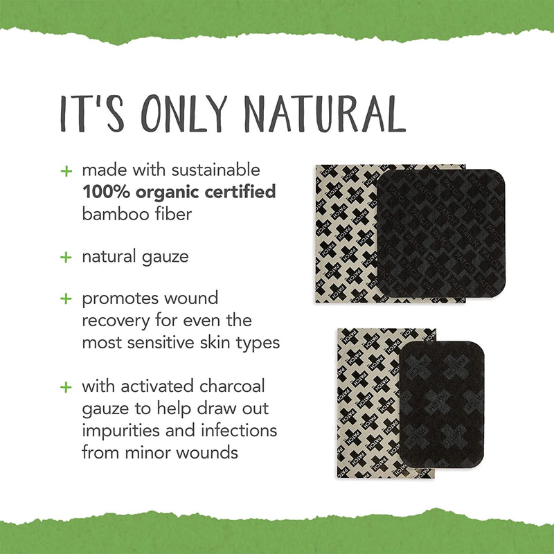 Patch™ Adhesive Strip with Charcoal, 3/4 x 3 Inch, 1 Pack (General Wound Care) - Img 3