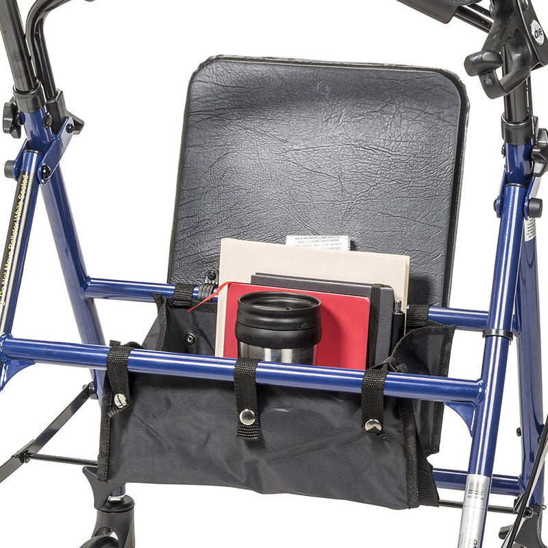 drive™ Steel Rollator with 6 Inch Wheels, Blue, 1 Each (Mobility) - Img 8