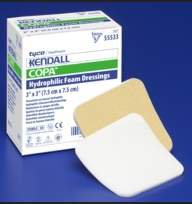 Kendall™ Adhesive with Border Foam Dressing, 6 x 6 Inch, 1 Each (Advanced Wound Care) - Img 1