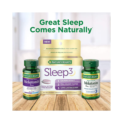 Nature's Bounty® Melatonin Natural Sleep Aid, 1 Bottle (Over the Counter) - Img 5