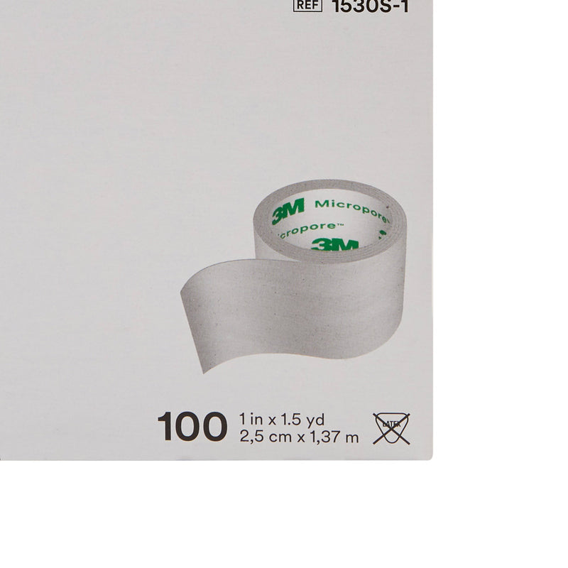 3M™ Micropore™ Paper Medical Tape, 1 Inch x 1-1/2 Yard, White, 1 Case of 500 (General Wound Care) - Img 4