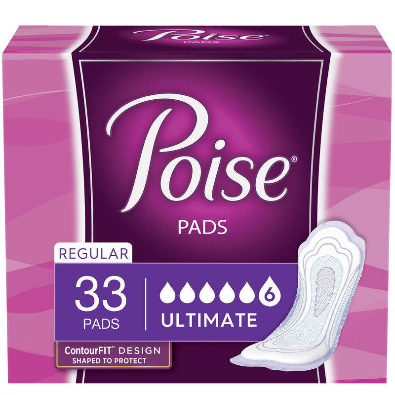 Poise Bladder Control Pads, Heavy Absorbency, 1 Case of 132 () - Img 5