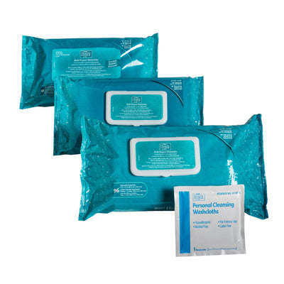 Hygea® Scented Multi-Purpose Washcloths, Individual Packet, 1 Case of 400 (Skin Care) - Img 2