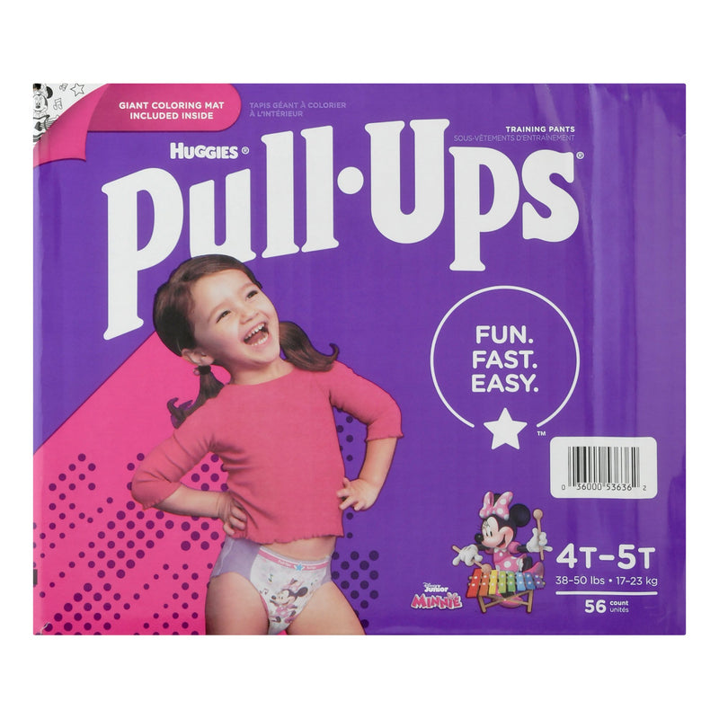 Pull-Ups® Learning Designs® for Girls, Size 6 / 4T to 5T, 1 Case of 56 () - Img 3