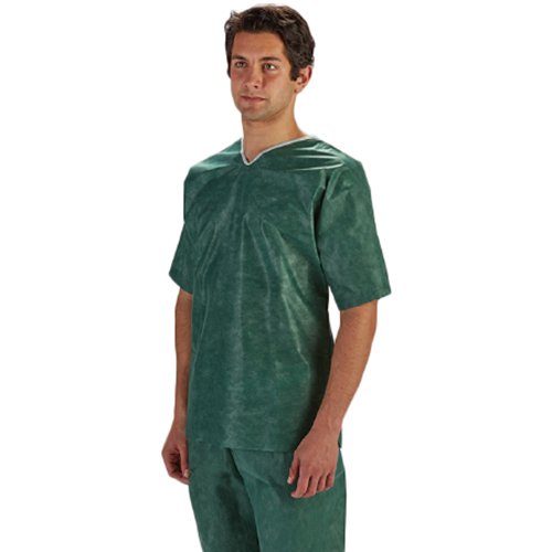 PANTS SCRUB GRN 3XL 30/CS DISPNON-WOVEN 50-52" WAIST (Pants and Scrubs) - Img 1