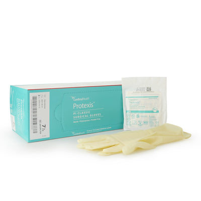 Protexis™ PI Classic Polyisoprene Surgical Glove, Size 7.5, Ivory, 1 Box of 50 () - Img 1