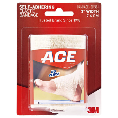 3M™ Ace™ Self-adherent Closure Elastic Bandage, 3-Inch Width, 1 Case of 72 (General Wound Care) - Img 1