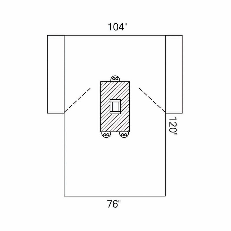 Halyard Sterile Laparotomy Abdominal Drape, 104 W x 76 W x 120 L Inch, 1 Each (Procedure Drapes and Sheets) - Img 1