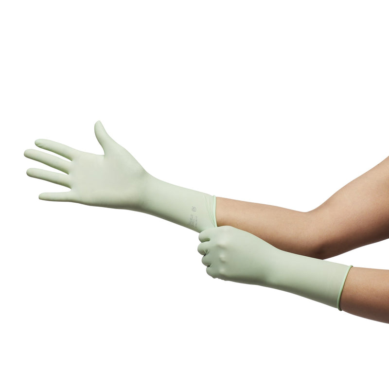 Gammex® Non-Latex PI Green Polyisoprene Surgical Glove, Size 6, Light Green, 1 Box of 50 () - Img 4