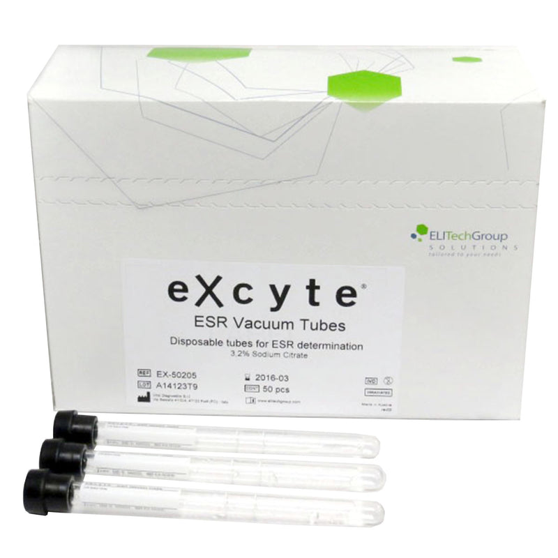 Excyte® Vacuum Glass Tube, 8 x 120 mm, 1 Box of 50 (Laboratory Glassware and Plasticware) - Img 1