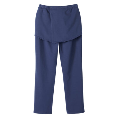 PANTS, SEATLESS F/W/C MENS FLEECE BCK FLAP NAVY SM (Pants and Scrubs) - Img 2