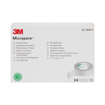 3M™ Micropore™ Paper Medical Tape, 1/2 Inch x 10 Yard, White, 1 Roll (General Wound Care) - Img 2