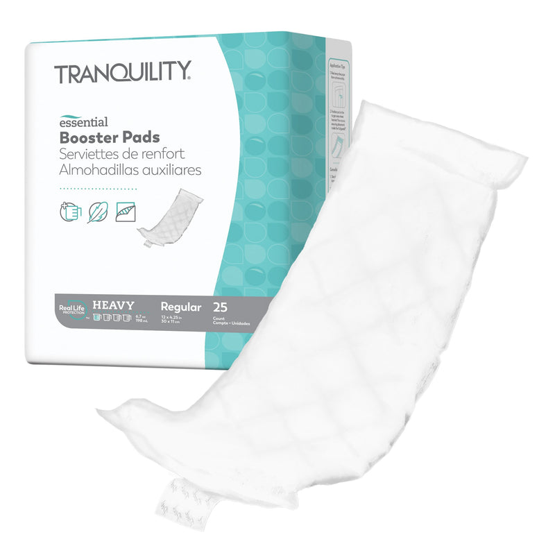 Select® Added Absorbency Incontinence Booster Pad, 4¼ x 12 Inch, 1 Case of 8 () - Img 1
