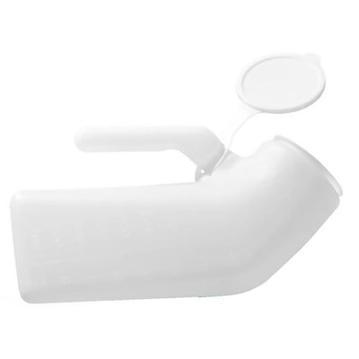 Carex® Male Urinal with Cover, 1 Case of 6 (Urinals) - Img 2