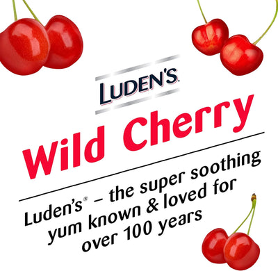 Luden's® Cherry Flavor Sore Throat Relief, 1 Bag of 30 (Over the Counter) - Img 5