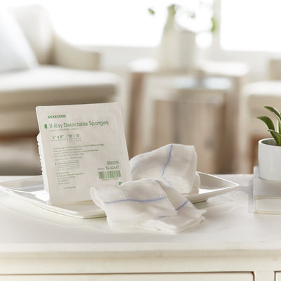 McKesson Sterile X-ray Detectable Gauze Sponge, 4 x 8 Inch, 1 Case of 800 (General Wound Care) - Img 5