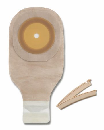 Premier™ One-Piece Drainable Ultra-Clear Ostomy Pouch Kit, 12 Inch Length, Up to 2½ Inch Stoma, 1 Box of 5 (Ostomy Pouches) - Img 1