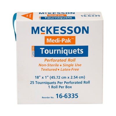 McKesson Tourniquet Band on Roll, 1 Box of 25 (Tourniquets) - Img 2