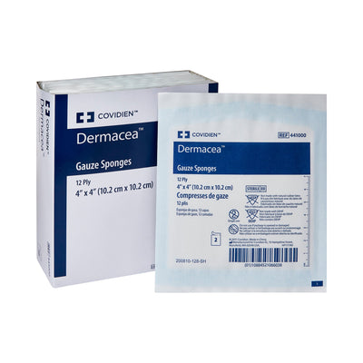 Dermacea™ Sterile Gauze Sponge, 4 x 4 Inch, 1 Case of 600 (General Wound Care) - Img 1