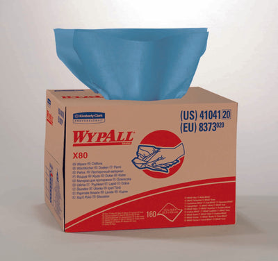 KC WypAll* X80 Shop Towel, 1 Case of 160 (Pads, Sponges and Task Wipes) - Img 1