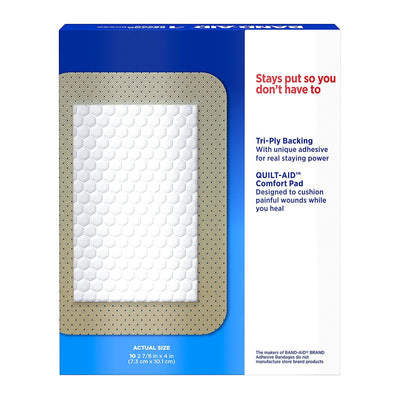 Band-Aid® Comfort-Flex Adhesive Pads, 2-7/8 x 4 Inch, 1 Case of 240 (General Wound Care) - Img 2