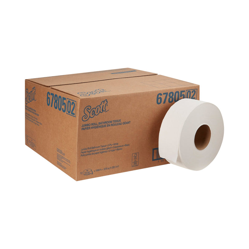 Scott® Essential Jumbo Roll Toilet Paper, 1 Case of 12 (Toilet Tissues) - Img 6