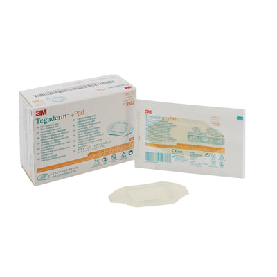 3M™ Tegaderm™ Film Dressing with Pad, 2 x 2-3/4 Inch, 1 Each () - Img 1