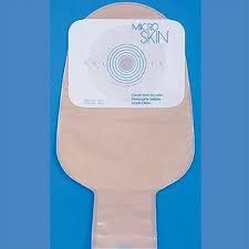 One-Piece Drainable Clear Colostomy Pouch, 11 Inch Length, 1½ Inch Stoma, 1 Box of 10 (Ostomy Pouches) - Img 1