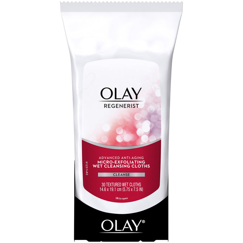 WIPE, WET OLAY REGEN MICRO EXFOLIENT (30/PK) (Skin Care) - Img 1