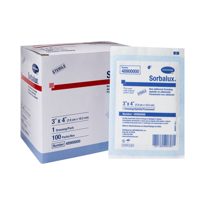 Sorbalux® Non-Adherent Dressing, 3 x 4 inch, 1 Each (General Wound Care) - Img 1