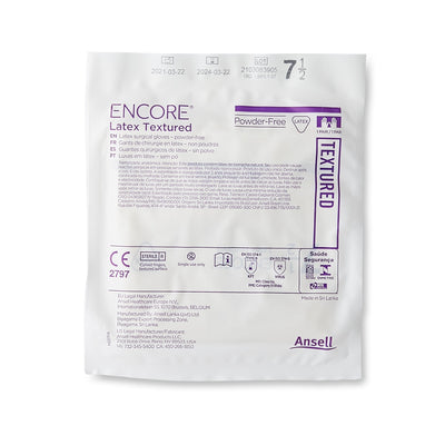 Encore® Latex Textured Surgical Glove, Size 7.5, Ivory, 1 Each () - Img 3