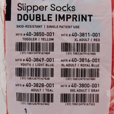 McKesson Terries™ Adult Slipper Socks, X-Large, 1 Case of 48 (Slippers and Slipper Socks) - Img 5