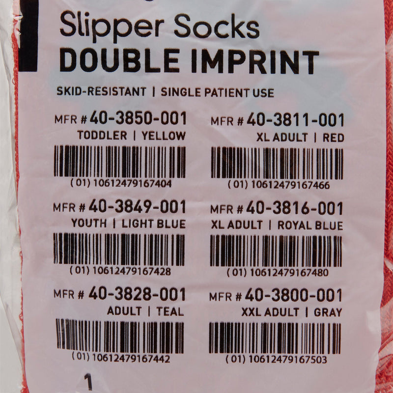 McKesson Terries™ Adult Slipper Socks, X-Large, 1 Case of 48 (Slippers and Slipper Socks) - Img 5