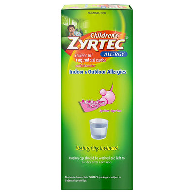 Children's Zyrtec Cetirizine Allergy Relief, 1 Each (Over the Counter) - Img 4